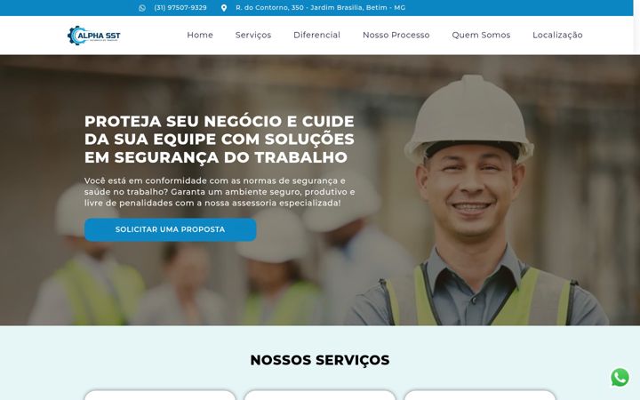 Screenshot of alphasstconsultoria.com.br