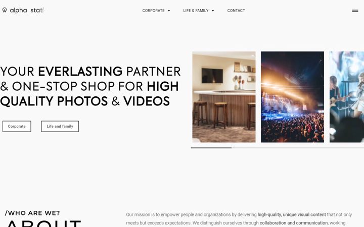 Screenshot of alphastation.be