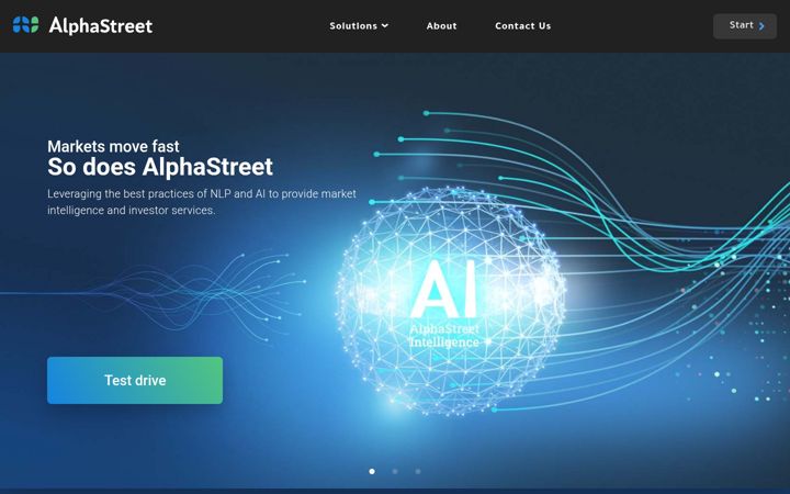 Captura de ecrã de alphastreet.com
