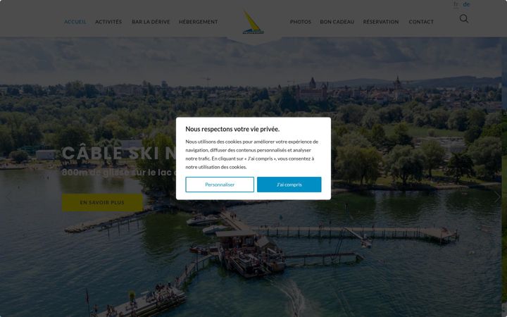Screenshot of alphasurf.ch