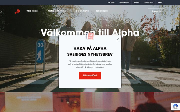 Screenshot di alphasverige.se