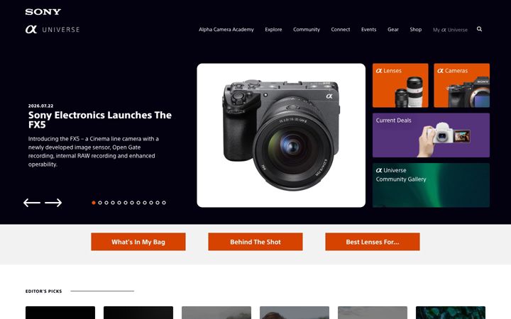 Screenshot of alphauniverse.com