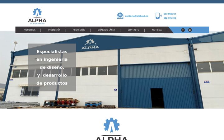 Screenshot of alphaut.es
