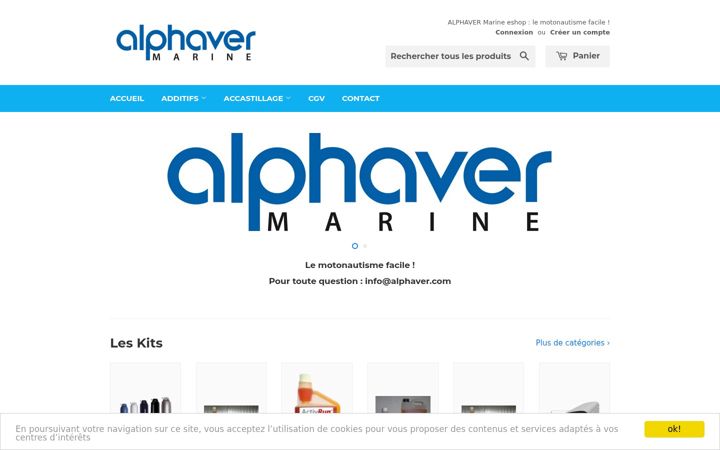 Zrzut ekranu alphaver-marine-eshop.com