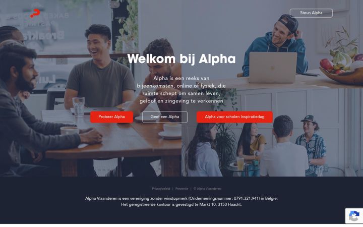 Zrzut ekranu alphavlaanderen.be