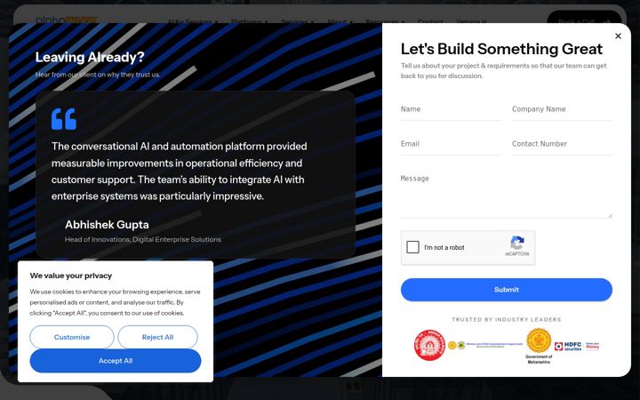 Screenshot of alphaware.io