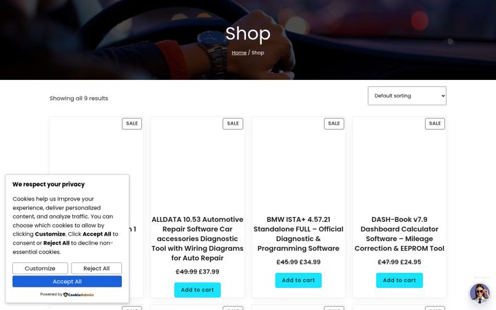 Zrzut ekranu alphaware.online