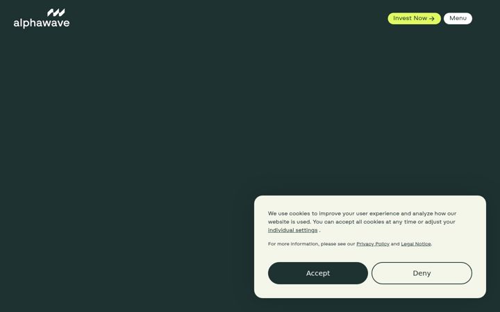 Zrzut ekranu alphawave.fund