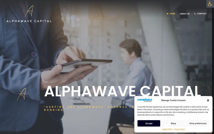 Zrzut ekranu alphawavecapital.co.uk