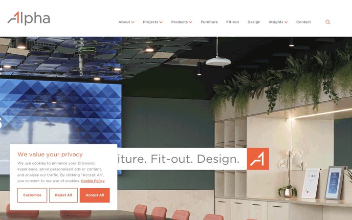Screenshot of alphayourspace.com