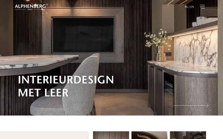 Screenshot of alphenberg.nl