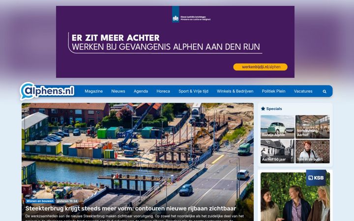 Screenshot of alphens.nl
