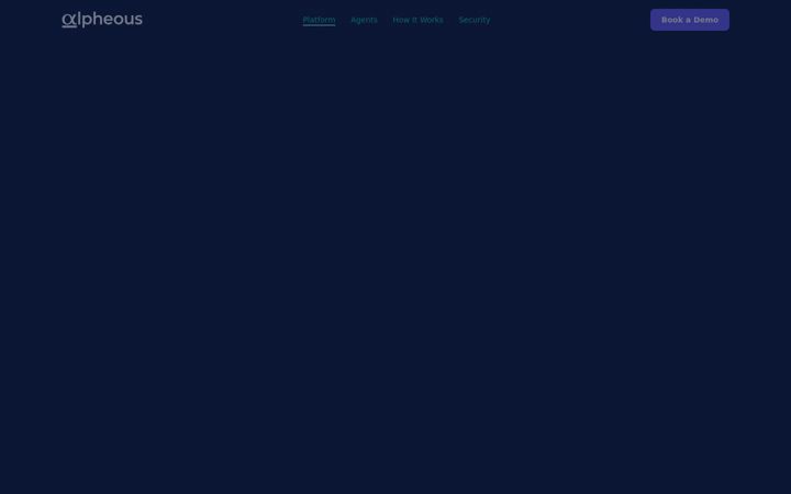 Screenshot of alpheous.com