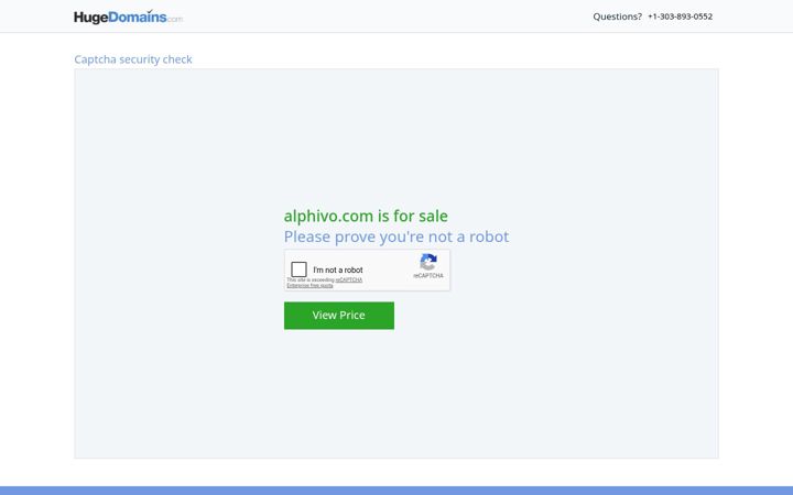 Screenshot of alphivo.com
