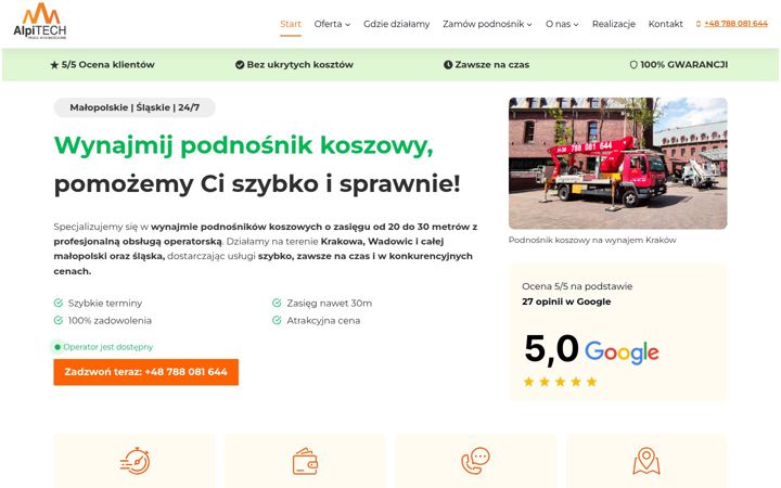 Screenshot of alpi-tech.eu