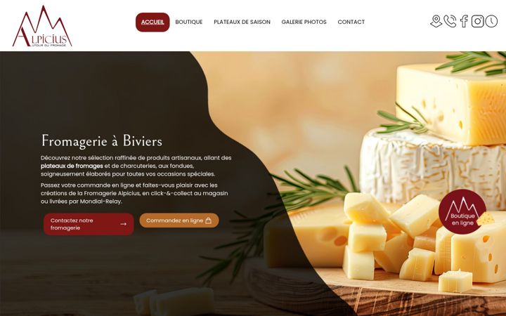 Screenshot of alpicius.fr