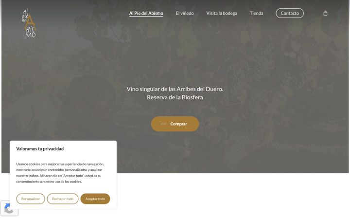 Screenshot of alpiedelabismo.com