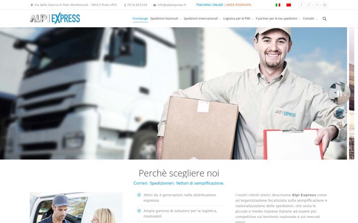 Screenshot του alpiexpress.it
