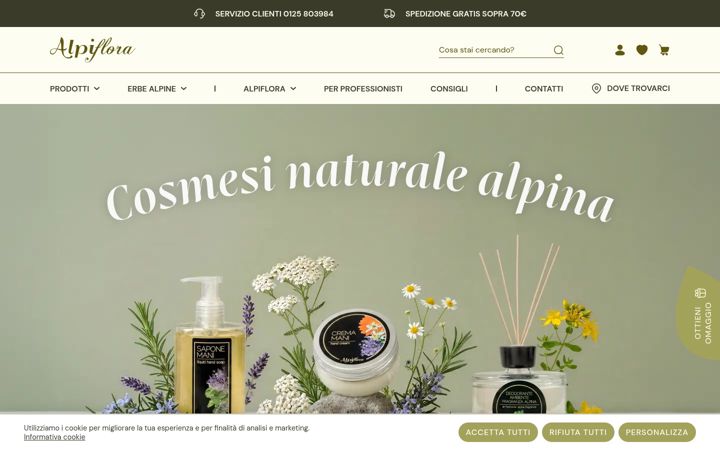 Screenshot of alpiflora.it