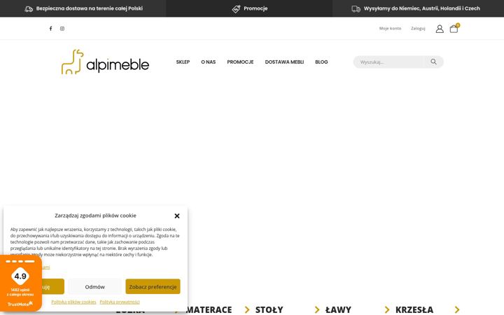 Screenshot von alpimeble.com.pl