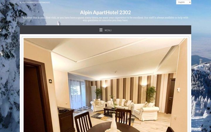 Képernyőkép: alpin-aparthotel.com