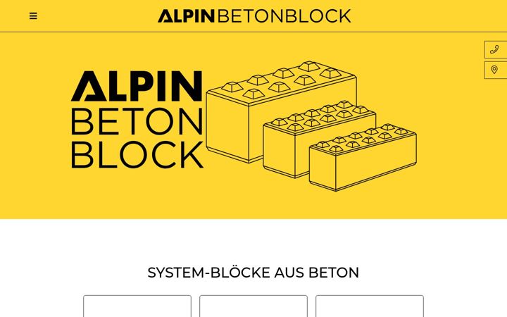 Screenshot of alpin-betonblock.de