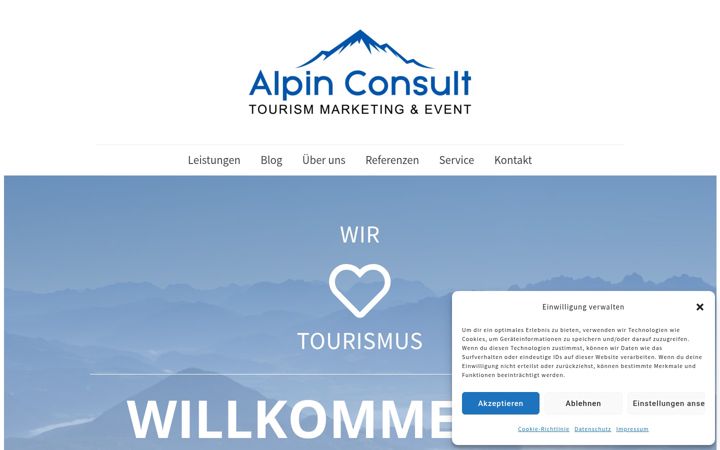 Screenshot of alpin-consult.de