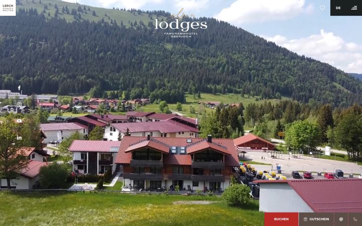 Screenshot of alpin-lodges.de