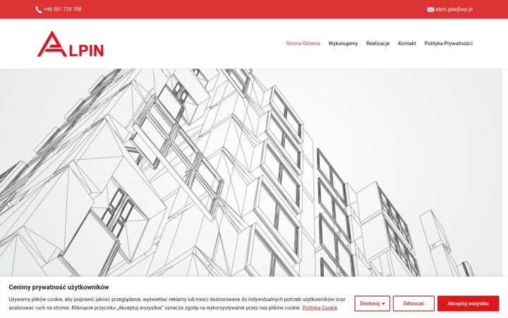 Screenshot von alpin.com.pl
