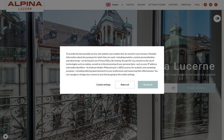 Screenshot ta' alpina-luzern.ch