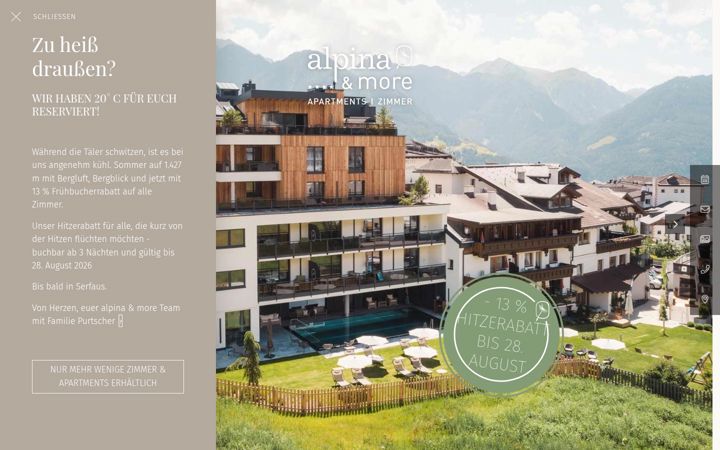 Screenshot of alpina-serfaus.at