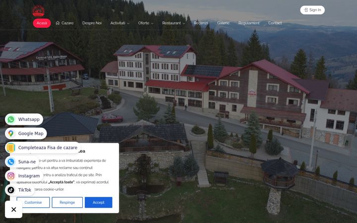 Screenshot of alpinablazna.ro