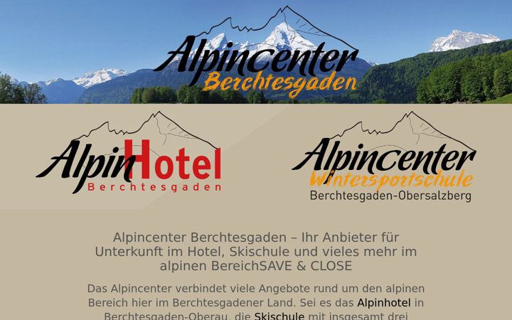 Екранна снимка на alpincenter-berchtesgaden.de