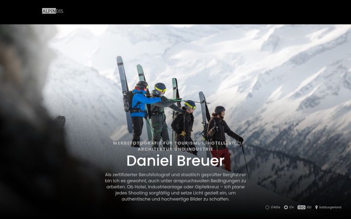 Screenshot of alpindis.at