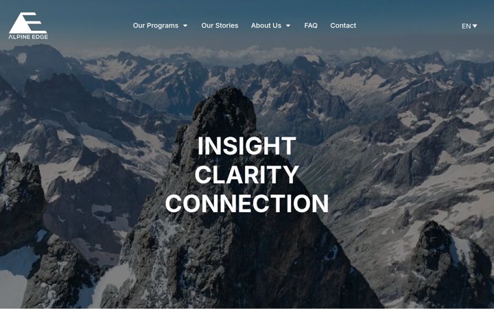 Screenshot von alpine-edge.nl