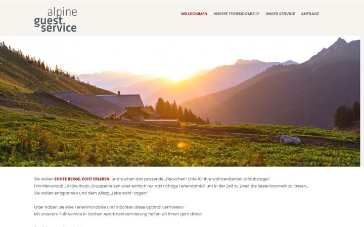 Screenshot of alpine-guest-service.at