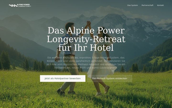 Screenshot of alpine-power.at