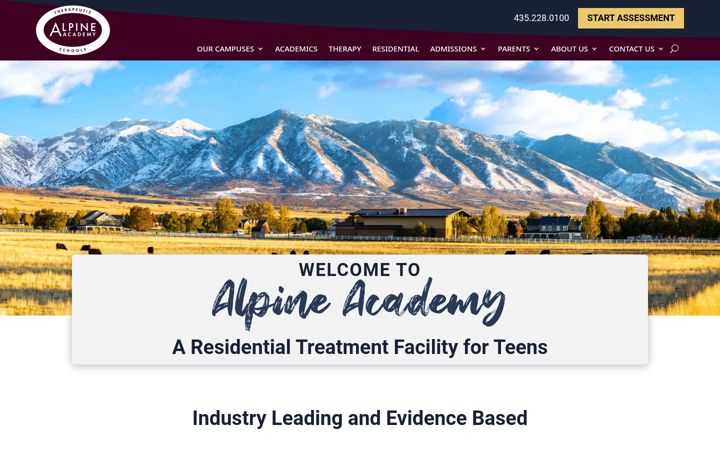 Ekrano kopija alpineacademy.org