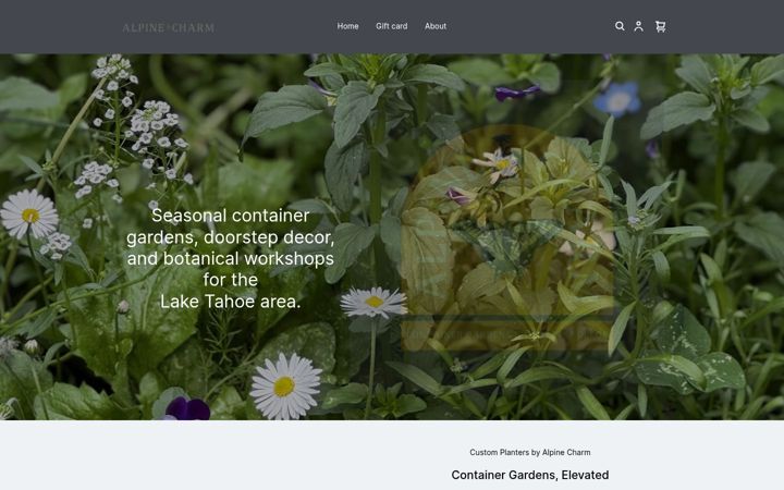 Screenshot of alpinecharmtruckee.com