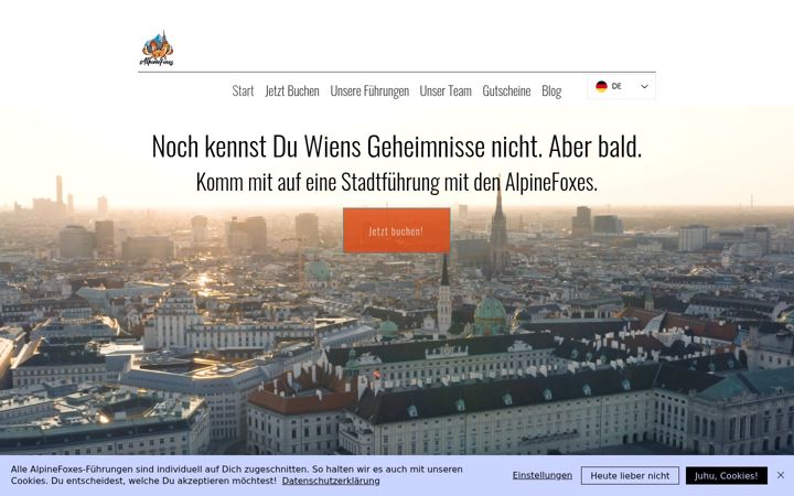 Zrzut ekranu alpinefoxes.com