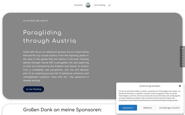 Screenshot of alpineglideadventure.com