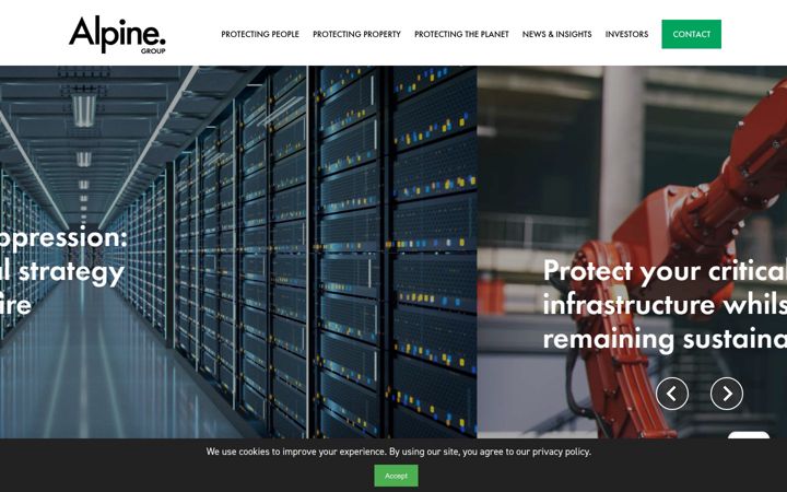 Screenshot of alpinegrp.com