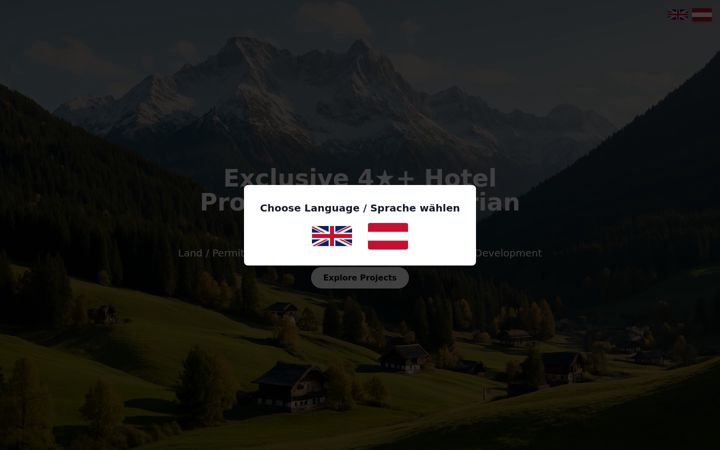 Zrzut ekranu alpinehotelprojects.com
