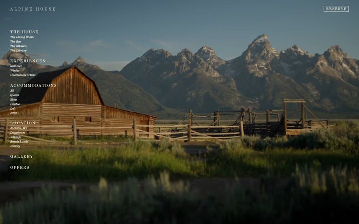 Screenshot of alpinehouse.com