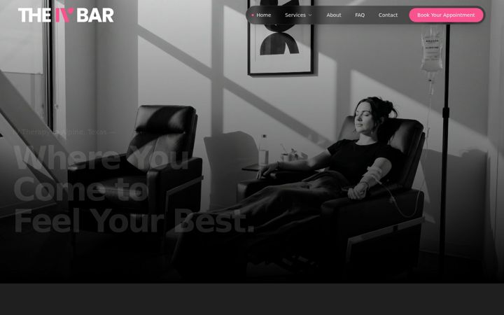 Screenshot of alpineivbar.com