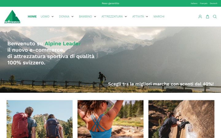 Screenshot of alpineleader.ch