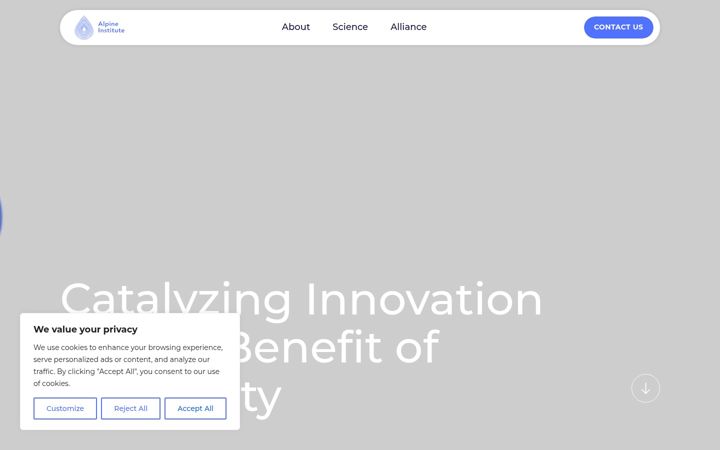 Screenshot of alpinelongevity.com