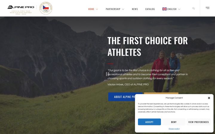 Screenshot of alpinepro.com