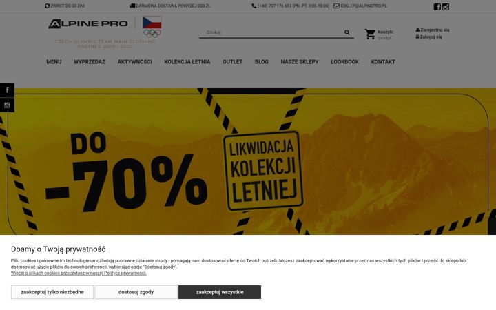 Captura de pantalla de alpinepro.pl