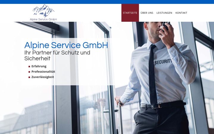Screenshot of alpineservice.de